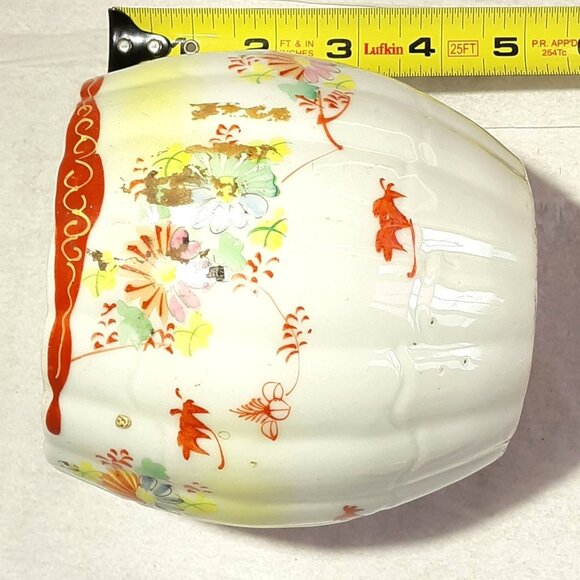 Antique Chinese Porcelain Lidded Tea Caddy Late period Qing Dynasty - Picture 11 of 11